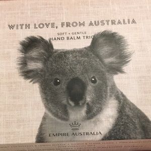 Empire Australia Soft & Gentle Scented Hand Balm Cream Trio NWT Boxed Set 3x2.99